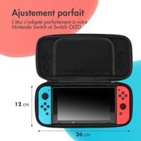 imoshion ﻿Etui Nintendo Switch - Etui pour la Nintendo Switch / Switch OLED - Noir