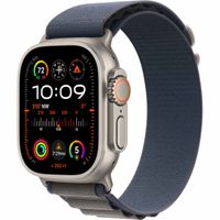 WiWu Bracelet Alpine en nylon Apple Watch Series 1 t/m 11 / SE / Ultra (44/45/46/49 mm) - Bleu
