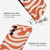 Selencia Coque arrière Vivid Samsung Galaxy A35 - Dream Swirl Orange