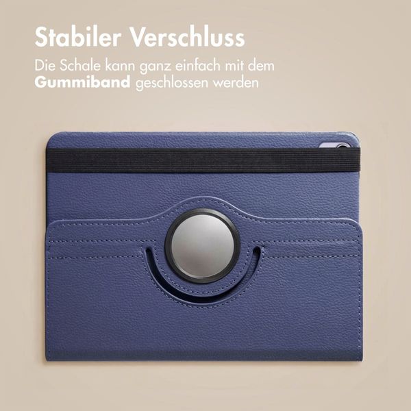 imoshion Coque tablette rotatif à 360° Apple iPad Mini 7 (2024) / iPad Mini 6 (2021) - Bleu foncé