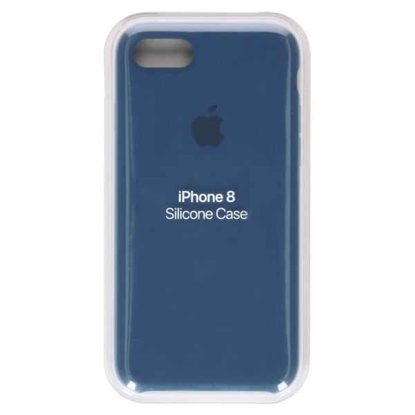 Apple Coque en silicone Apple iPhone SE (2022 / 2020) / 8 / 7 - Blue Cobalt