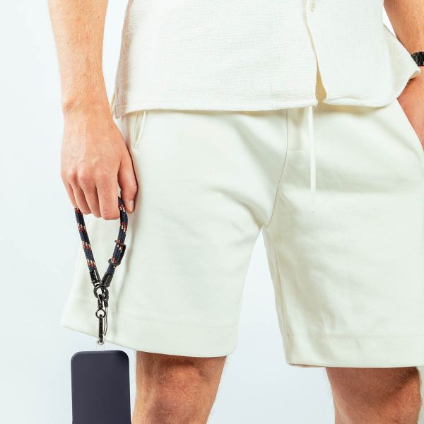 imoshion ﻿Bracelet universel taille unique - 10 mm d'épaisseur - Bleu foncé / Rouge