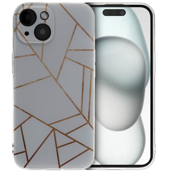 imoshion Coque Design Apple iPhone 15 - White Graphic