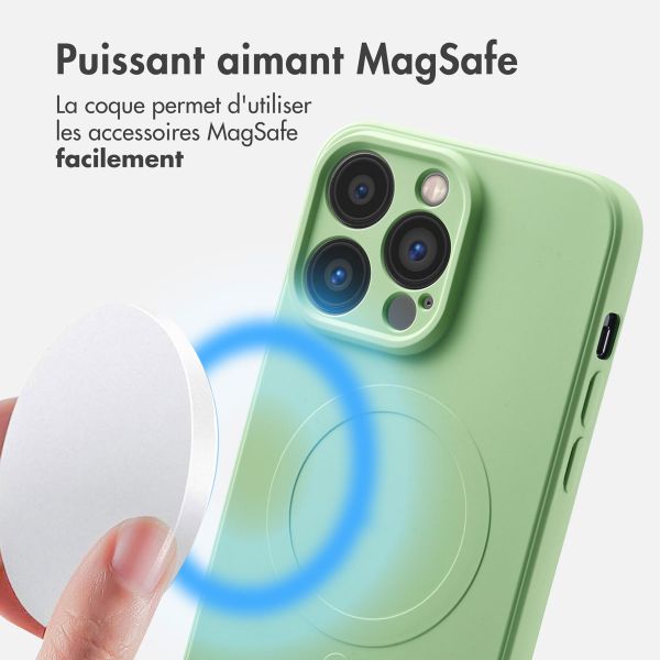 imoshion Coque Couleur avec MagSafe Apple iPhone 14 Pro Max - Vert