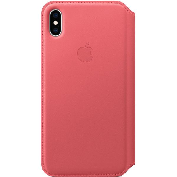 Apple Étui de téléphone Leather Folio iPhone Xs Max