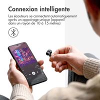 imoshion Aura Pro Écouteurs intra-auriculaires sans fil - Réduction active du bruit (ANC) - Noir