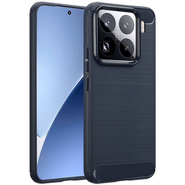 imoshion Coque Brushed Xiaomi 15 Pro - Bleu foncé