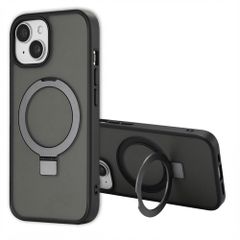 Accezz Coque Ring Stand avec MagSafe Apple iPhone 15 - Noir