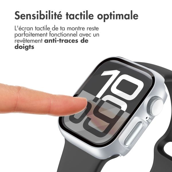 imoshion Coque rigide à couverture complète Apple Watch 10 / 11 - 42 mm - Argent