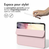 imoshion Magnetic etui de téléphone portefeuille Apple iPad Pro 12.9 (2020/2021/2022) - Rose