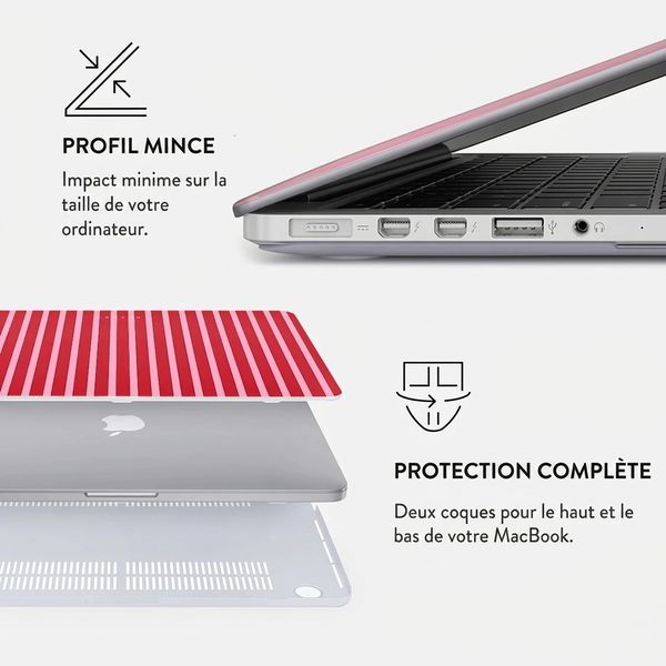 Burga Coque Rigide Apple MacBook Pro 14 pouces (2021 / 2023 M3 chip / 2024 M4 chip / 2025 M5 chip) - Strawberry Jam