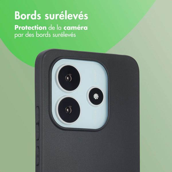 imoshion Coque Couleur Xiaomi Redmi Note 14 (4G) - Noir