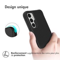 imoshion Coque Rugged Hybrid Carbon Samsung Galaxy A14 (5G/4G) - Noir