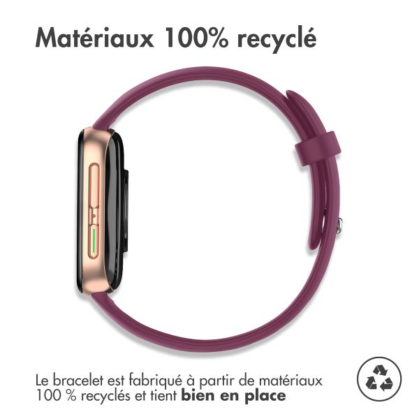 imoshion Bracelet sport en silicone Oppo Watch 46 mm - Bordeaux