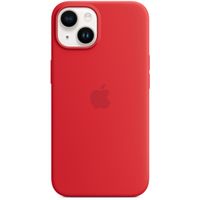 Apple Coque en silicone MagSafe Apple iPhone 14 - Rouge