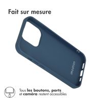 imoshion Coque Couleur iPhone 14 Pro - Bleu foncé