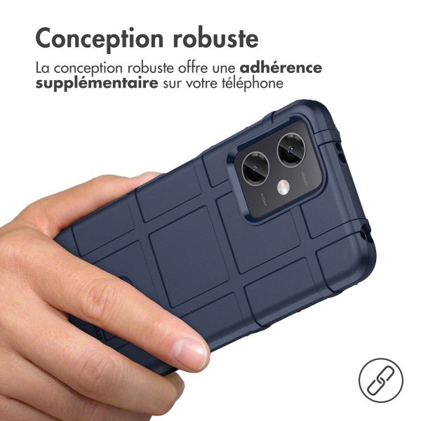 imoshion Coque Arrière Rugged Shield Xiaomi Poco X5 5G - Bleu foncé