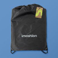 imoshion Table de voyage - Support de tablette voiture - 7 compartiments de rangement - Inclus 2 coloriages - Noir