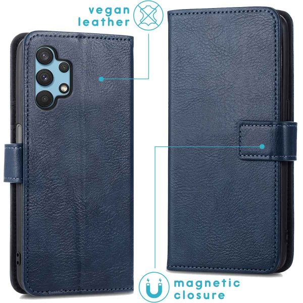 imoshion Étui de télephone portefeuille Samsung Galaxy A32 (4G) - Bleu foncé