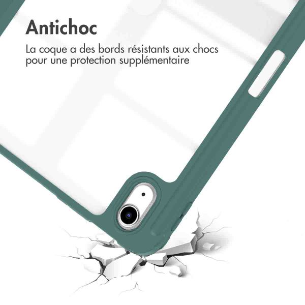 imoshion Coque tablette rigide Trifold Apple iPad 11 (2025) 11 pouces A16 / iPad 10 (2022) 10.9 pouces - Vert