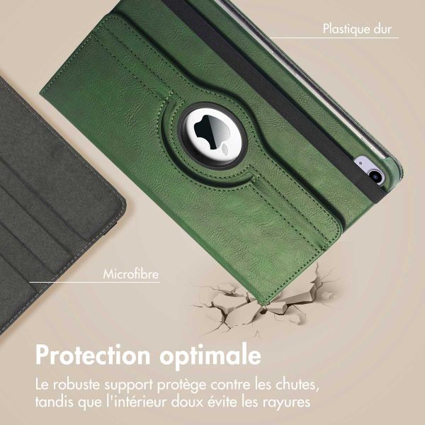 imoshion Coque tablette rotatif à 360° iPad 10 (2022) 10.9 pouces - Vert