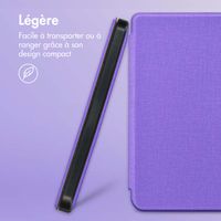 imoshion Étui de liseuse portefeuille Canvas Kobo Nia - Violet