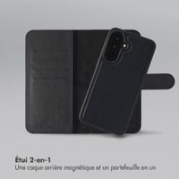 Selencia Étui portefeuille amovible Olyn avec MagSafe Samsung Galaxy A37 (5G) - Noir