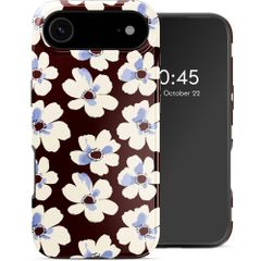 Selencia Coque arrière Vivid avec MagSafe Apple iPhone Air - Choco Flower Pop