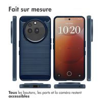 imoshion Coque Brushed Nothing Phone (3a) Pro - Bleu foncé