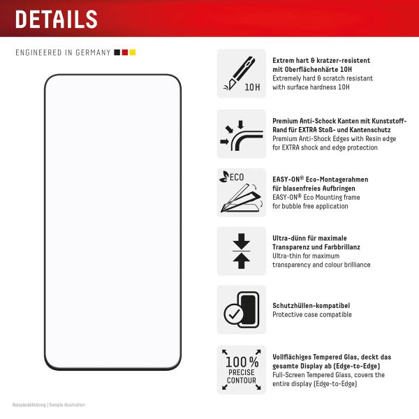 Displex Protection d'écran en verre trempé Real Glass Samsung Galaxy S24 FE / S25 FE