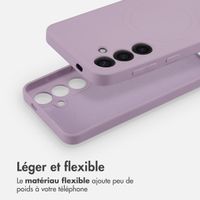 imoshion Coque Couleur avec MagSafe Samsung Galaxy S24 - Violet