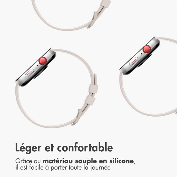 imoshion Bracelet silicone Huawei Watch Fit 4 / 4 Pro - Ivory White