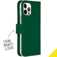 Accezz Étui de téléphone Wallet iPhone 12 (Pro) - Vert