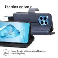 imoshion Étui de télephone portefeuille de luxe OnePlus 12R - Bleu foncé