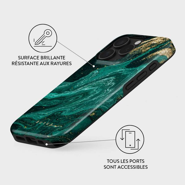 Burga Coque arrière Tough iPhone 16 Pro Max - Emerald Pool