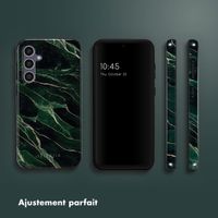 Selencia Coque arrière Vivid Samsung Galaxy S23 FE - Chic Marble Quartz