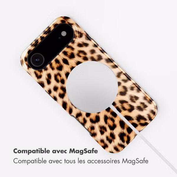 Selencia Coque arrière Vivid avec MagSafe Apple iPhone Air - Wild Leo