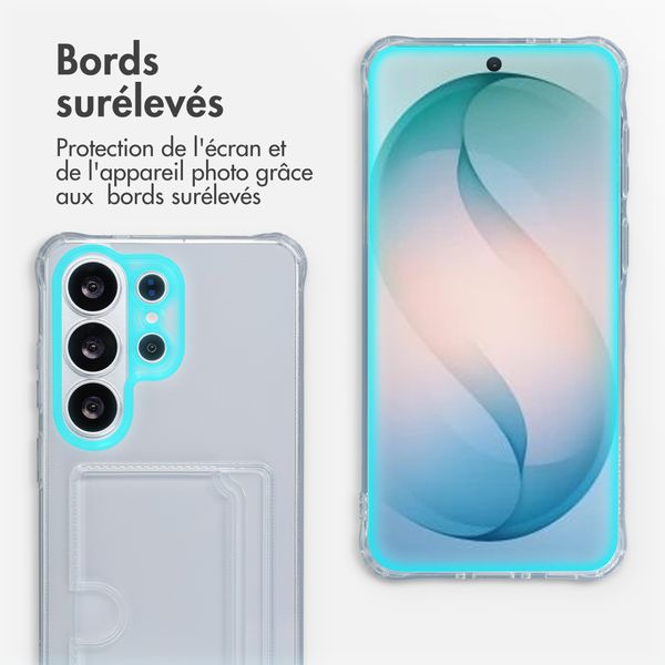 imoshion Coque silicone avec porte-cartes Samsung Galaxy S26 Ultra - Transparent