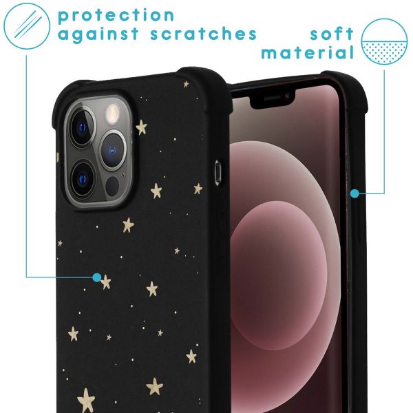 imoshion Coque Design avec cordon iPhone 13 Pro Max - Stars Gold