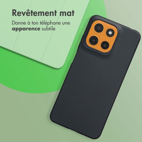 imoshion Coque Couleur Motorola Moto G15 / G15 Power - Noir