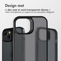 Accezz Coque Givrée Robuste iPhone 15 - Noir