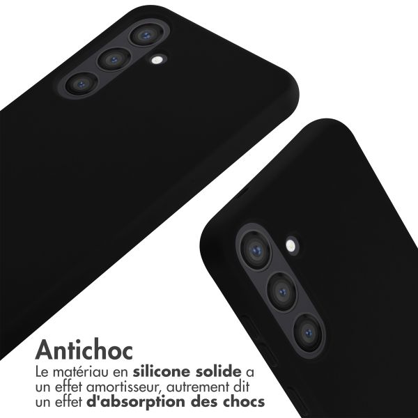 imoshion Coque en silicone avec cordon Samsung Galaxy S24 Plus - Noir