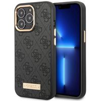 Guess Coque 4G Logo Monogram MagSafe Apple iPhone 14 Pro - Noir