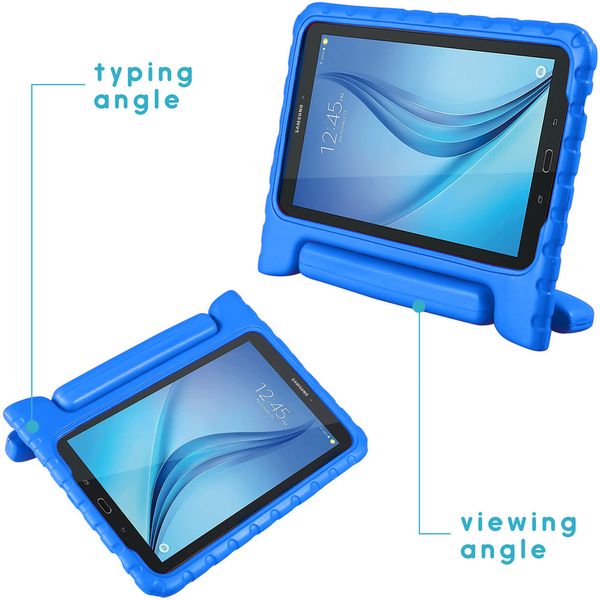 Coque kidsproof avec poignée Samsung Galaxy Tab E 9.6 - Bleu