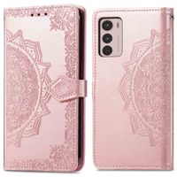 imoshion Etui de téléphone portefeuille Mandala Motorola Moto G42 - Rose Dorée