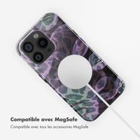 Selencia Coque arrière Vivid avec MagSafe Apple iPhone 15 Pro - Leo Bubble Green
