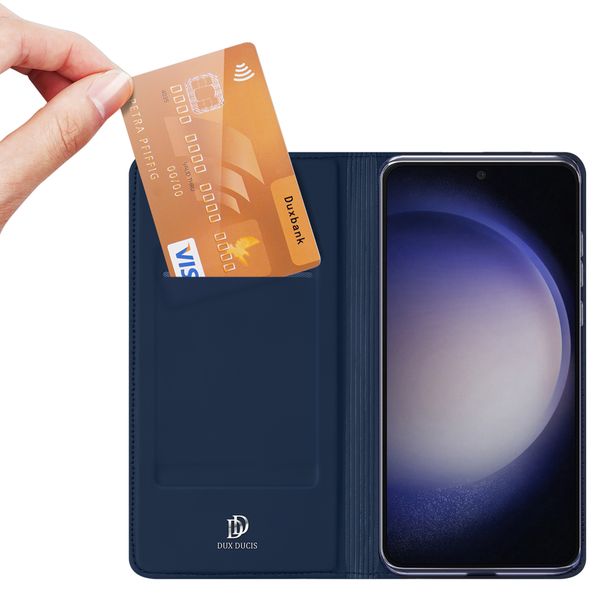 Dux Ducis Étui de téléphone Slim Samsung Galaxy S23 FE - Bleu foncé