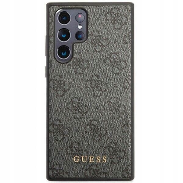 Guess Coque arrière 4G Classic Logo Samsung Galaxy S24 Ultra - Noir