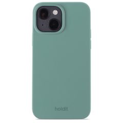 Holdit Coque Silicone iPhone 14 / 13 - Moss Green