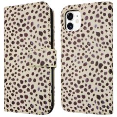 imoshion Étui de télephone portefeuille Design Apple iPhone 11 - Black And White Dots